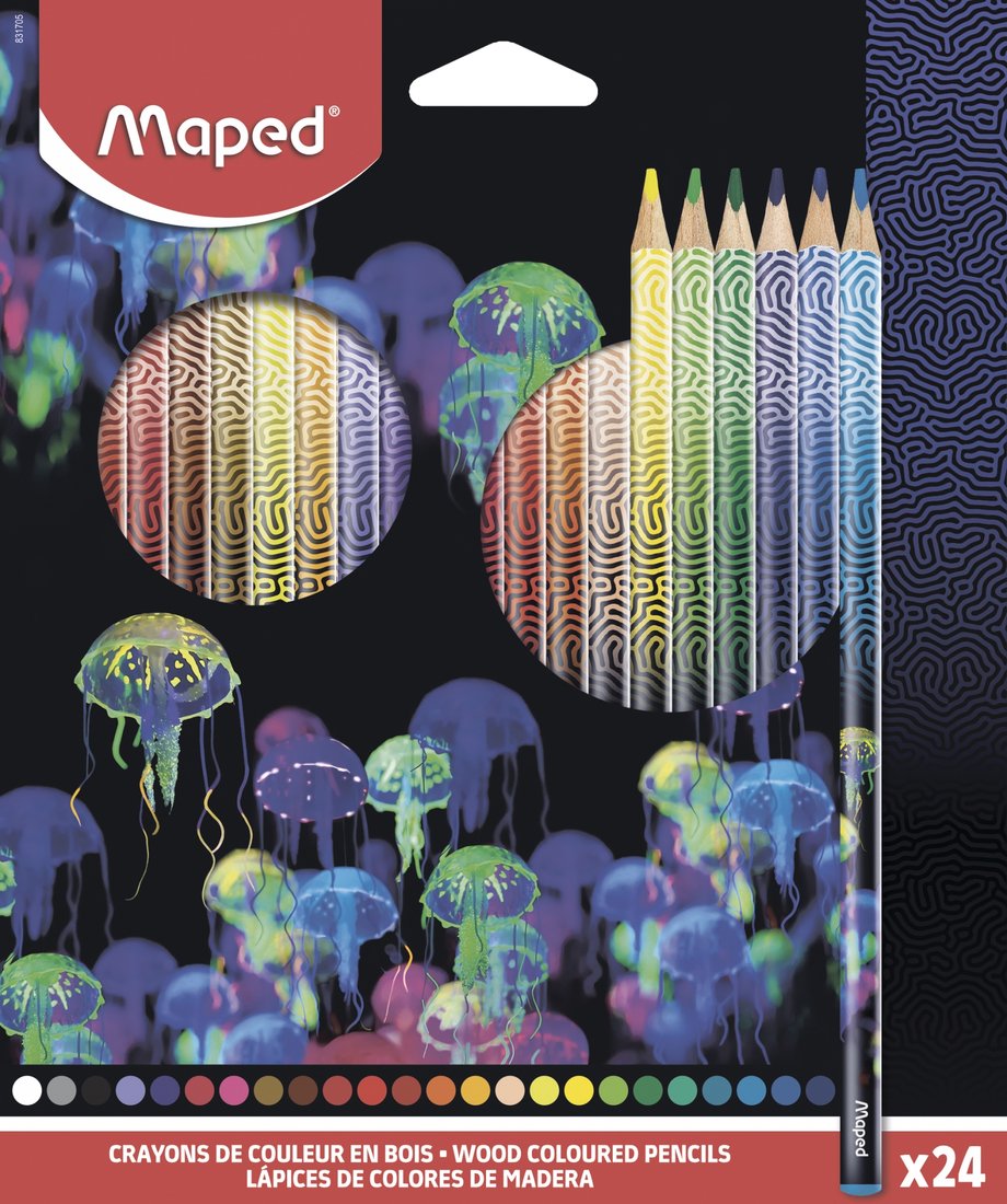 

Набор цветных карандашей Maped DeepSea 831705 (24 шт)