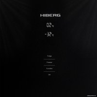 Холодильник Hiberg RFC-400DX NFGB inverter