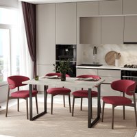 Кухонный стол Mio Tesoro Tako 120x66 (дуб крафт белый/черный)