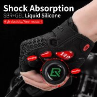 Перчатки RockBros S169 M (черный/красный)