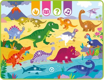 Развивающая игрушка Азбукварик Удивительные динозавры. Планшетик 3357