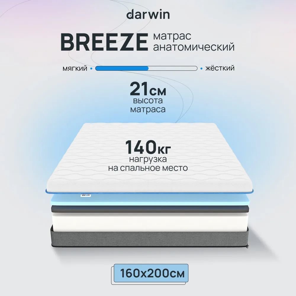 

Матрас Darwin Breeze 80x190