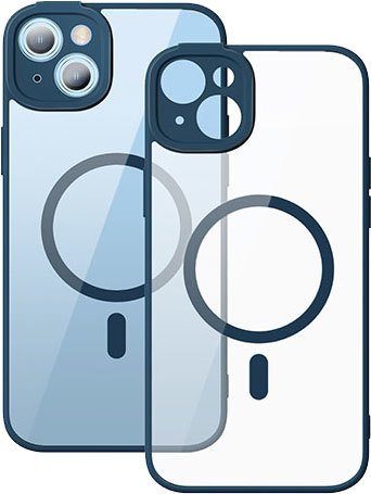 

Чехол для телефона Baseus Frame Series Magnetic Case для iPhone 14 (синий)
