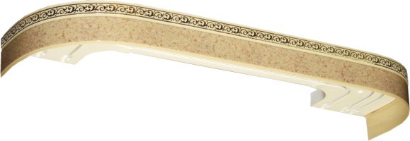 

Карниз для штор Legrand Галант Neo Флора 48066871 (2.4 м, песок)