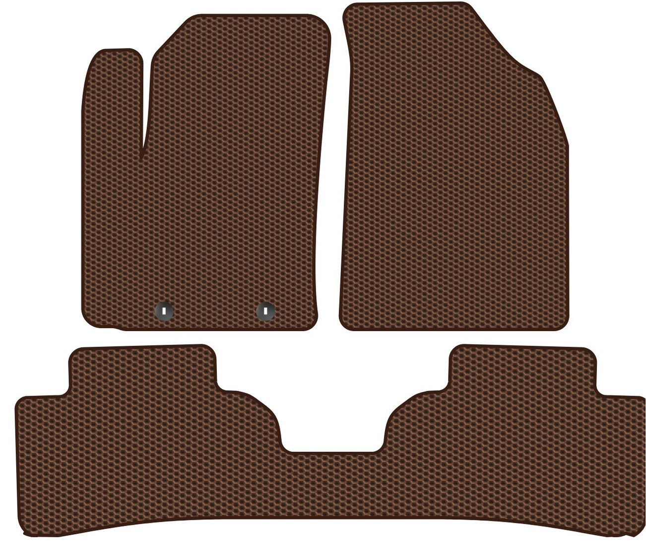 

Комплект ковриков для авто Alicosta Hyundai Creta II (suv / SU2) 2020 - Н.В. задний цельный (коричневый, сота)