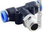 Фитинг RockForce Фитинг для пласт. трубок 6 мм с нар. резьбой 1/2 RF-SPB06-04