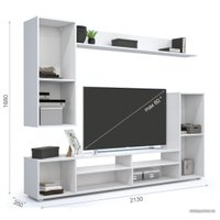 Горка Империал Лия (белый-белый глянец)