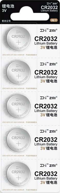 

Батарейка ZMI Button Batteries СR2032 5 шт.