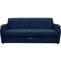 Диван Сириус Лидер-2 ППУ 215x110 (Eva 22 велюр синий)
