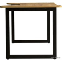 Стол Millwood Лофт Будапешт ДТ-4 130x85x75 (дуб золотой craft/черный)