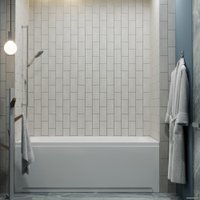 Ванна Triton Прага 170x70 (с ножками, сифоном и 2 экрана)