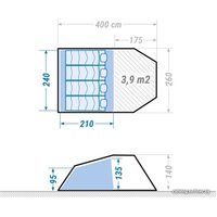 Кемпинговая палатка Quechua Arpenaz 4