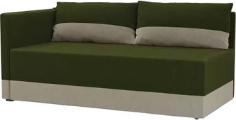 Лига диванов Никас 105201 (левый, зеленый/бежевый)