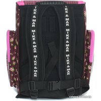 Школьный рюкзак Mike&Mar Simpatico (бордовый/розовый)