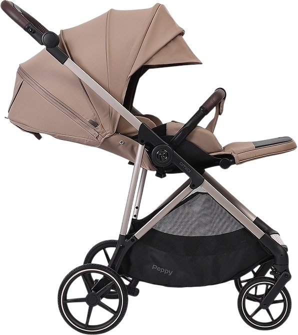 Коляска прогулочная «книга» PEPPY Amici (latte)
