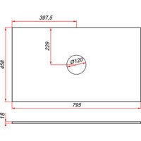ЗОВ Тумба с умывальником Кито K80LW0MWMC-LDSPW9514A (белый)