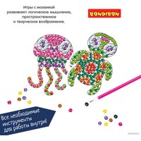 Алмазная мозаика  Bondibon Наклейки на окно многоразовые 1 ВВ5619