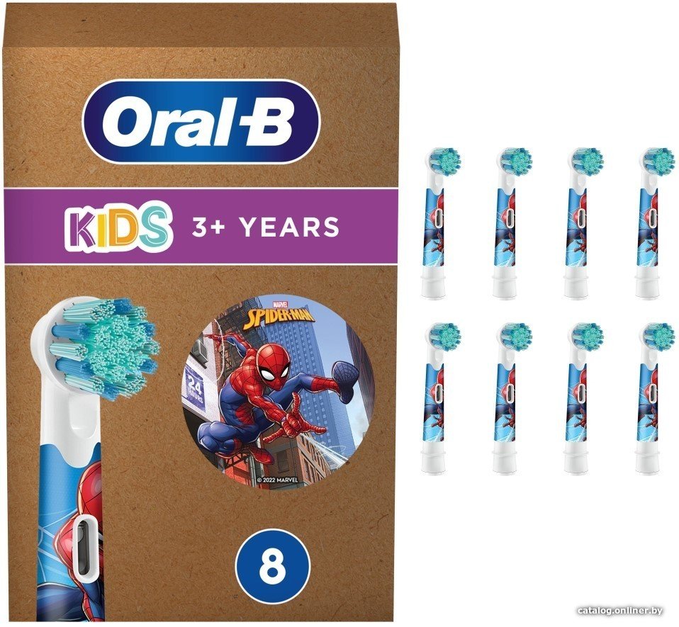 Сменная насадка Oral-B Kids EB10S Spiderman (8 шт)