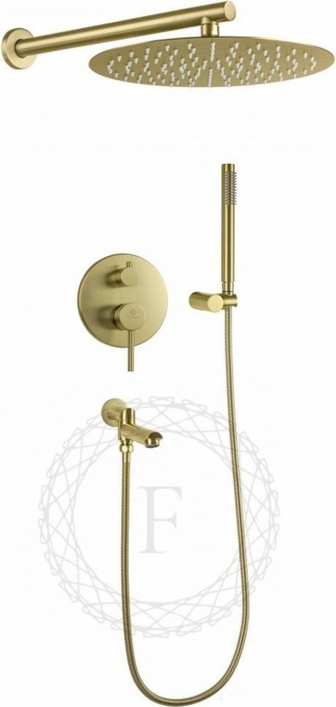 Душевая система  Filarete Roun FL1020 (матовое золото)