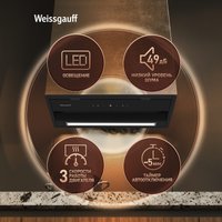 Кухонная вытяжка Weissgauff BOX 900 Remove Touch Black Glass