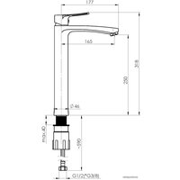 Смеситель Rubineta Nica-18/D NID0008