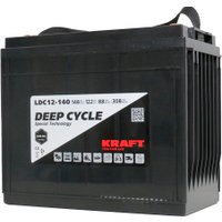 Тяговый аккумулятор KRAFT 12V-148Ah(C20) L+ (148 А·ч)