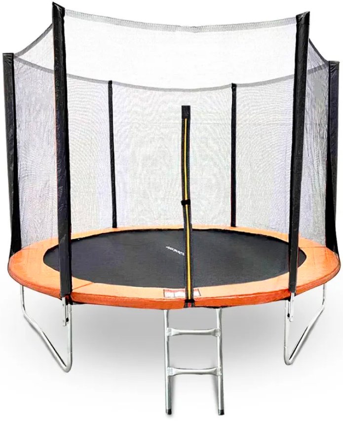 

Батут GetActive Jump 10ft - 305 см с лестницей, внешней сеткой (оранжевый)