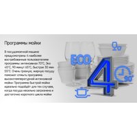 Встраиваемая посудомоечная машина MAUNFELD MLP6242G02 Light Beam