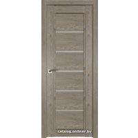 Межкомнатная дверь ProfilDoors 2.76XN L 70х200 (каштан темный, стекло матовое)