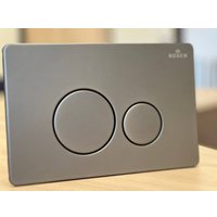 Унитаз подвесной Roxen Antares One Rimless 6 в 1 StounFix Dual Fresh 624013 (оружейная сталь/металл) в Борисове