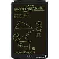 Планшет для рисования Maxvi MGT-03 12" (черный)