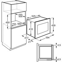 Микроволновая печь Electrolux KMFE264TEW