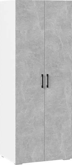 

Шкаф распашной Трия Нео 2-х дверный (белый/ателье светлый/ателье светлый)