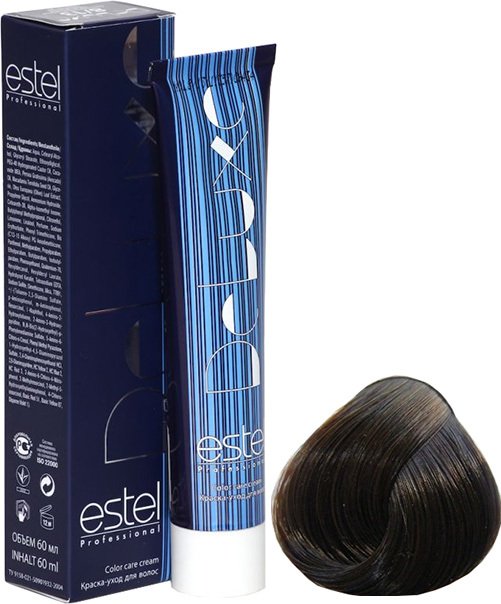 

Крем-краска для волос Estel Professional De Luxe 5/0 светлый шатен