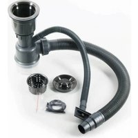 Кухонная мойка Schtoff Best Silver 6050 + коландер металл K-1 BLACK + дозатор SD-1 SILVER