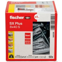 Дюбель универсальный Fischer SX Plus 8X40 S/Screw 568208 (50 шт)
