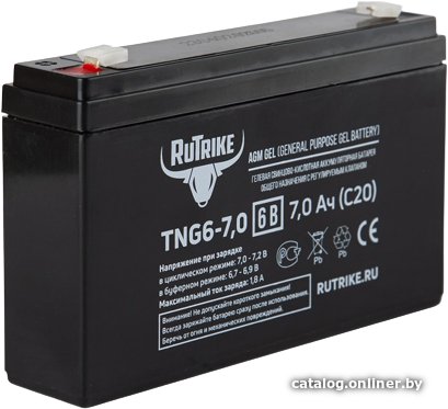 Тяговый аккумулятор Rutrike TNG6-7 (7 А·ч)