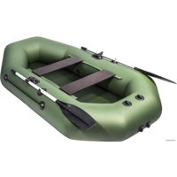 Моторно-гребная лодка Аква-Мастер 240 (зеленый)