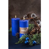 Набор свечей Мелт 150 мм (3 шт, синий)