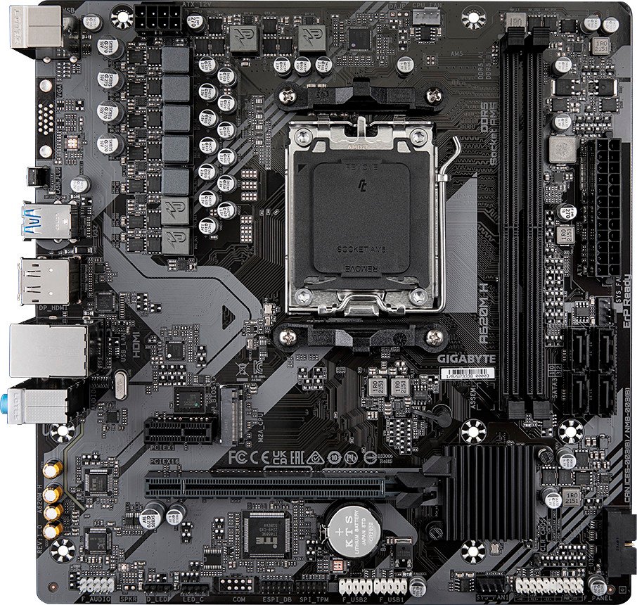 Материнская плата Gigabyte A620M H (rev. 1.2)