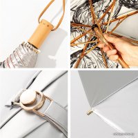 Складной зонт Белоснежка Порхание бабочек 320-UM