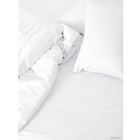 Евро комплект постельного белья Loon Adelina (евро, наволочка 70x70, белый)