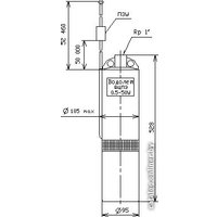 Скважинный насос Водолей БЦПЭ 0,5-50 У