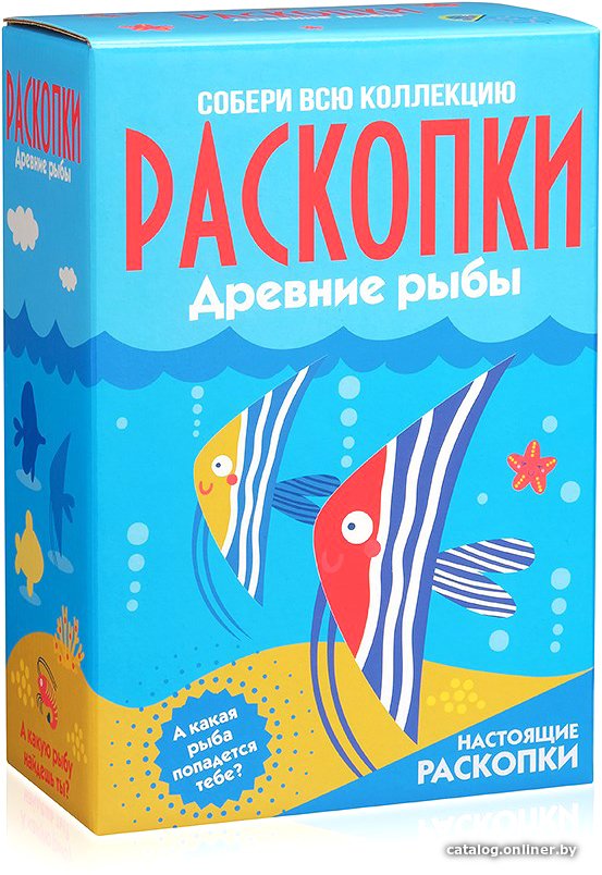 Набор для опытов Bumbaram Раскопки Раскопки. Рыбы dig-12