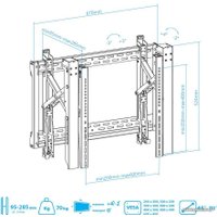 Кронштейн для информационной панели ABC Mount WallPro-80