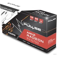 Видеокарта Sapphire Pulse Radeon RX 6700 10GB 11321-02