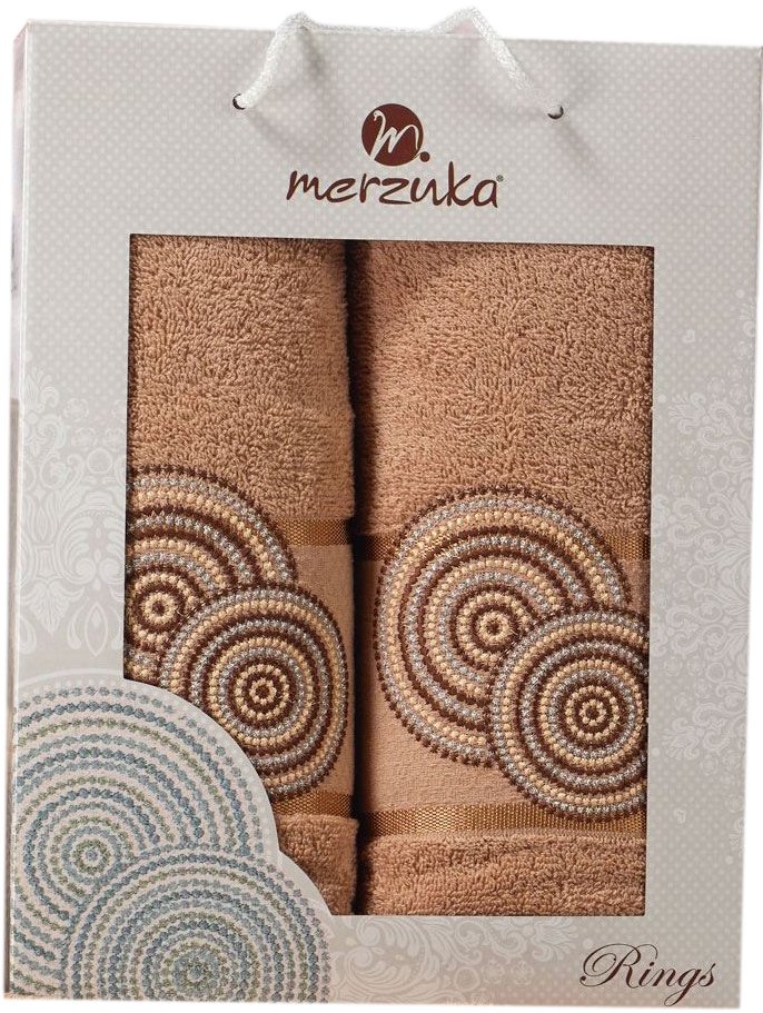 

Набор полотенец Merzuka 50x90/70x140 11040 (коричневый)
