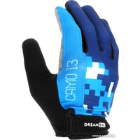 Перчатки Dream Bike 7690640 (L, черный/серый/синий)