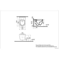 Унитаз подвесной Vitra Mia Round 7510B003-0075+110-003-019