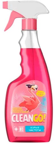 Средство для стекла и зеркал Clean Go Взрыв чистоты 500 мл
